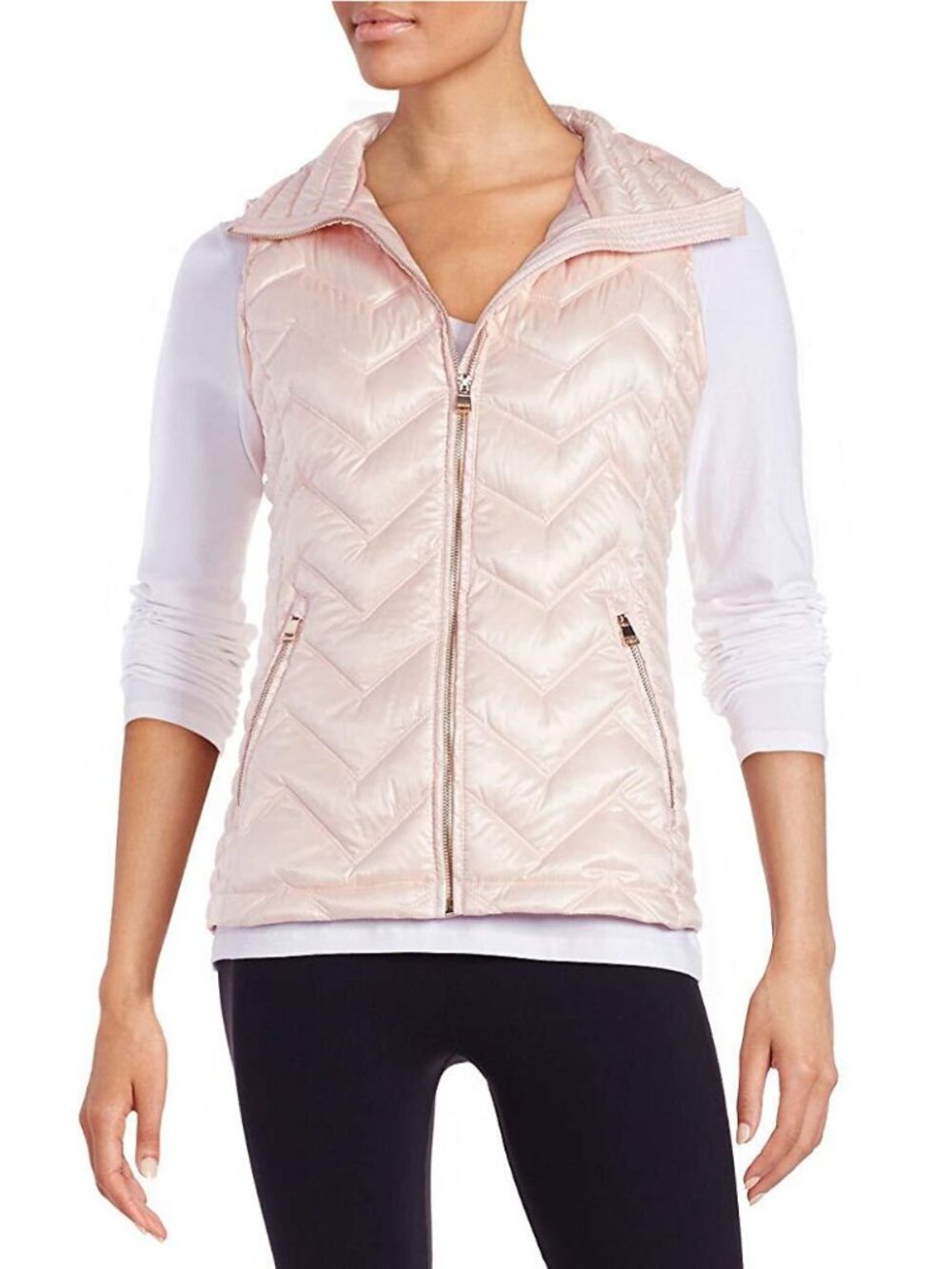 Calvin Klein Womens Activewear Smoked Down Vest
